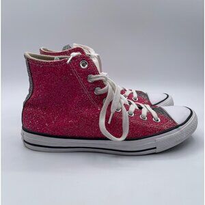 Converse Chuck Taylor AS Galaxy Dust Glitter Shoes Pink-Silver-White SZ W9